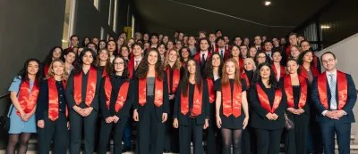 Photo de groupe des majors 2025